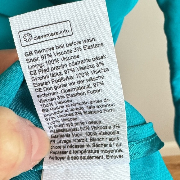 & Other Stories Long Sleeve Belted Dress in Size 4 - Picture 10 of 14